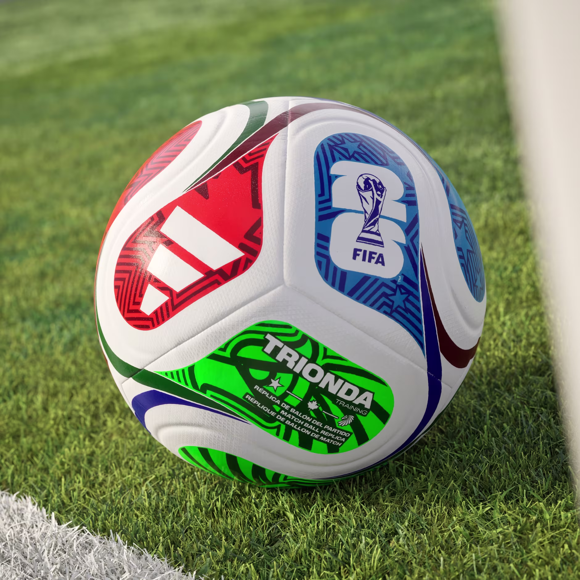 JD8032_01_03_hover_standard كرة تدريب Trionda של FIFA World Cup 26™ - الصورة 1